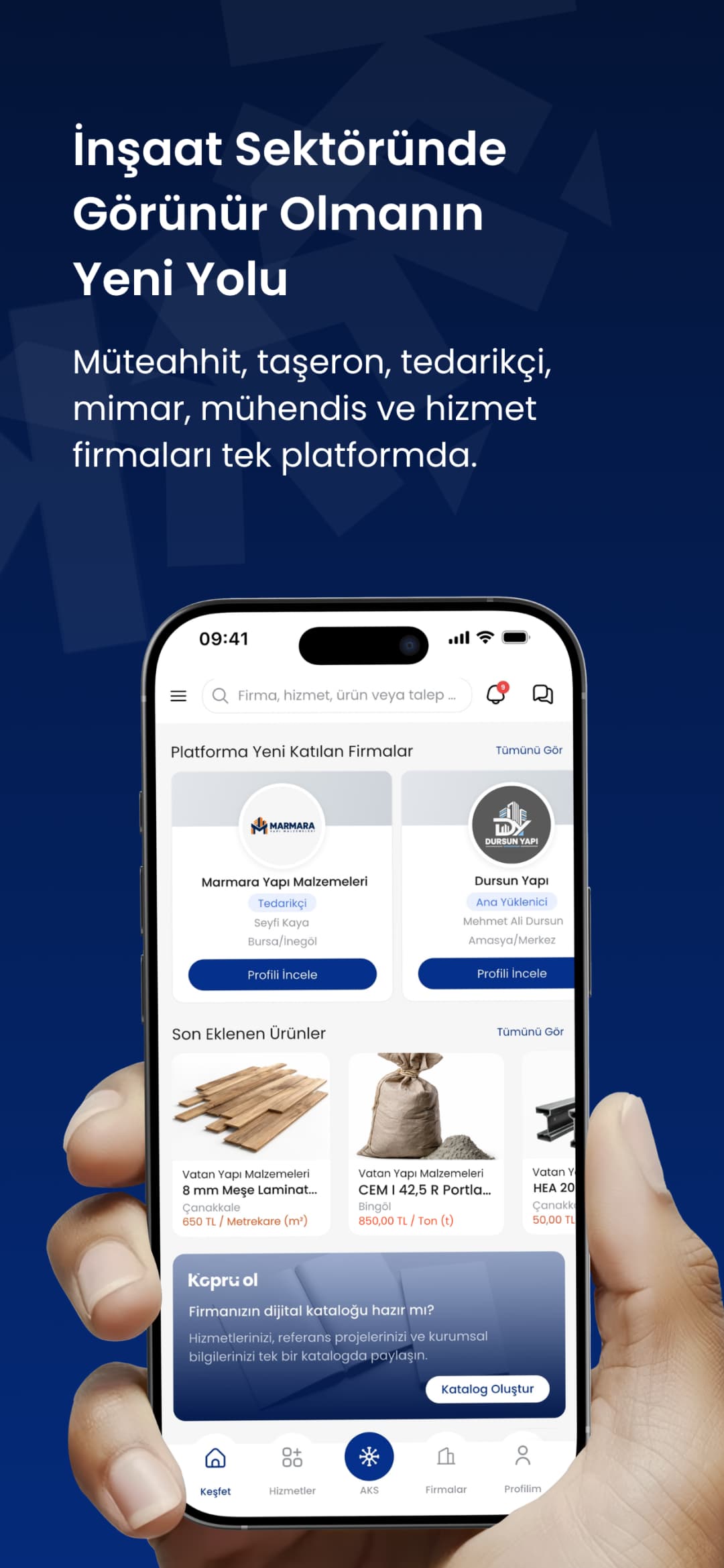 Köprü Ol mobil uygulama önizlemesi
